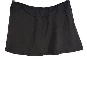 Queenieke Black Tennis Golf Skort Women Size L Athletic Pleated Cell Pocket